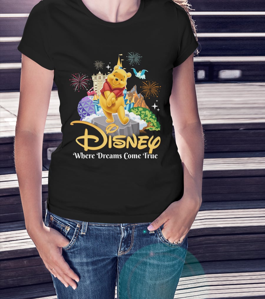 Disney Winnie The Pooh Where Dreams Come True T-Shirt