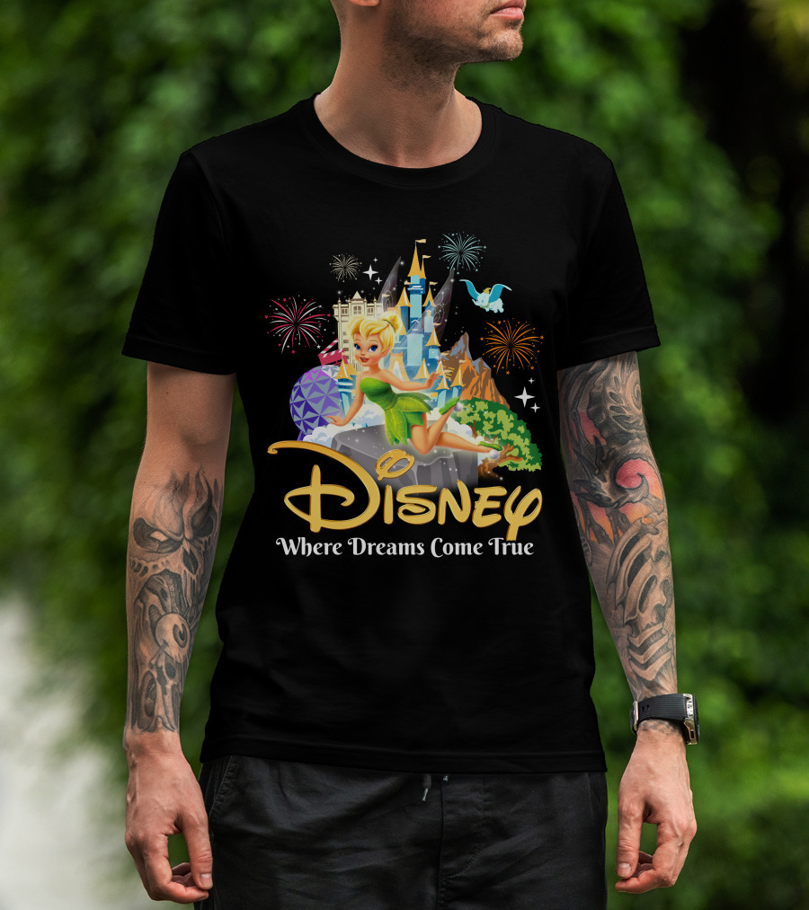 Disney Tinker Bell Where Dreams Come True T-Shirt
