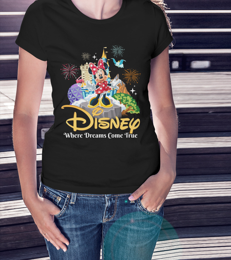 Disney Minnie Where Dreams Come True T-Shirt
