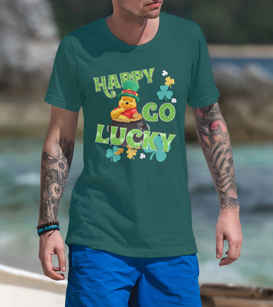 Happy Go Lucky Pooh T-Shirt