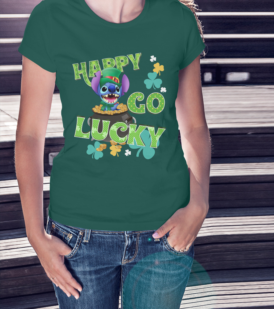 Happy Go Lucky Stitch T-Shirt