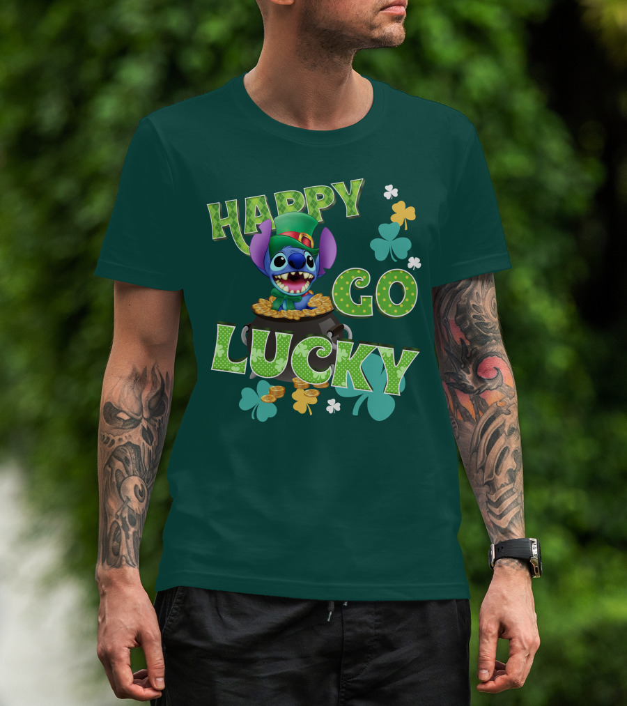 Happy Go Lucky Stitch T-Shirt