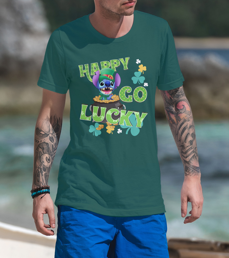 Happy Go Lucky Stitch T-Shirt