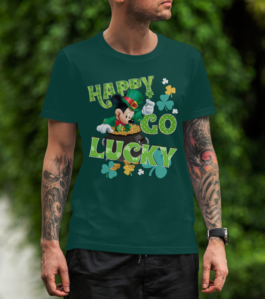 Happy Go Lucky Mickey T-Shirt