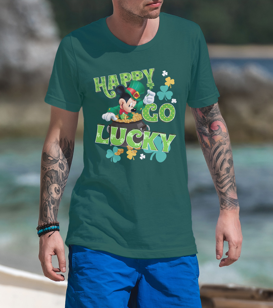 Happy Go Lucky Mickey T-Shirt