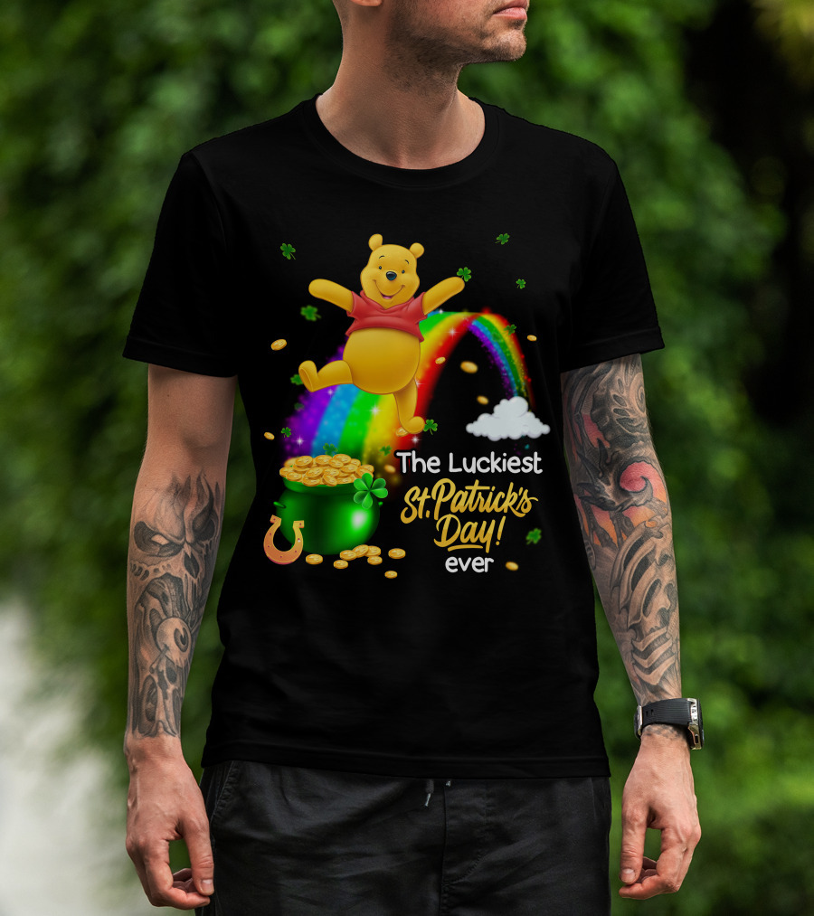 The Luckiest St. Patrick's Day Ever Pooh T-Shirt