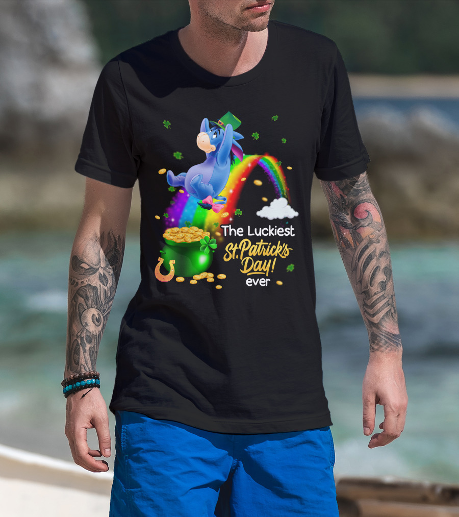 Eeyore The Luckiest St. Patrick's Day Ever T-Shirt