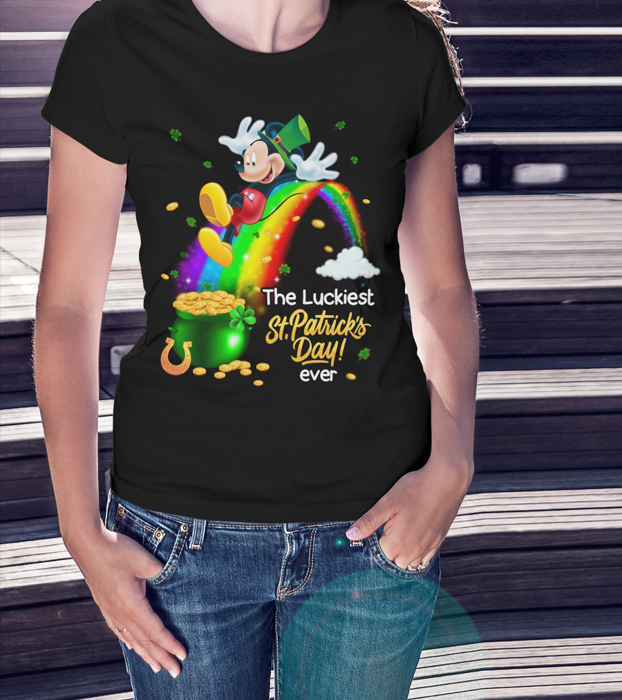 Mickey The Luckiest St. Patrick's Day Ever T-Shirt