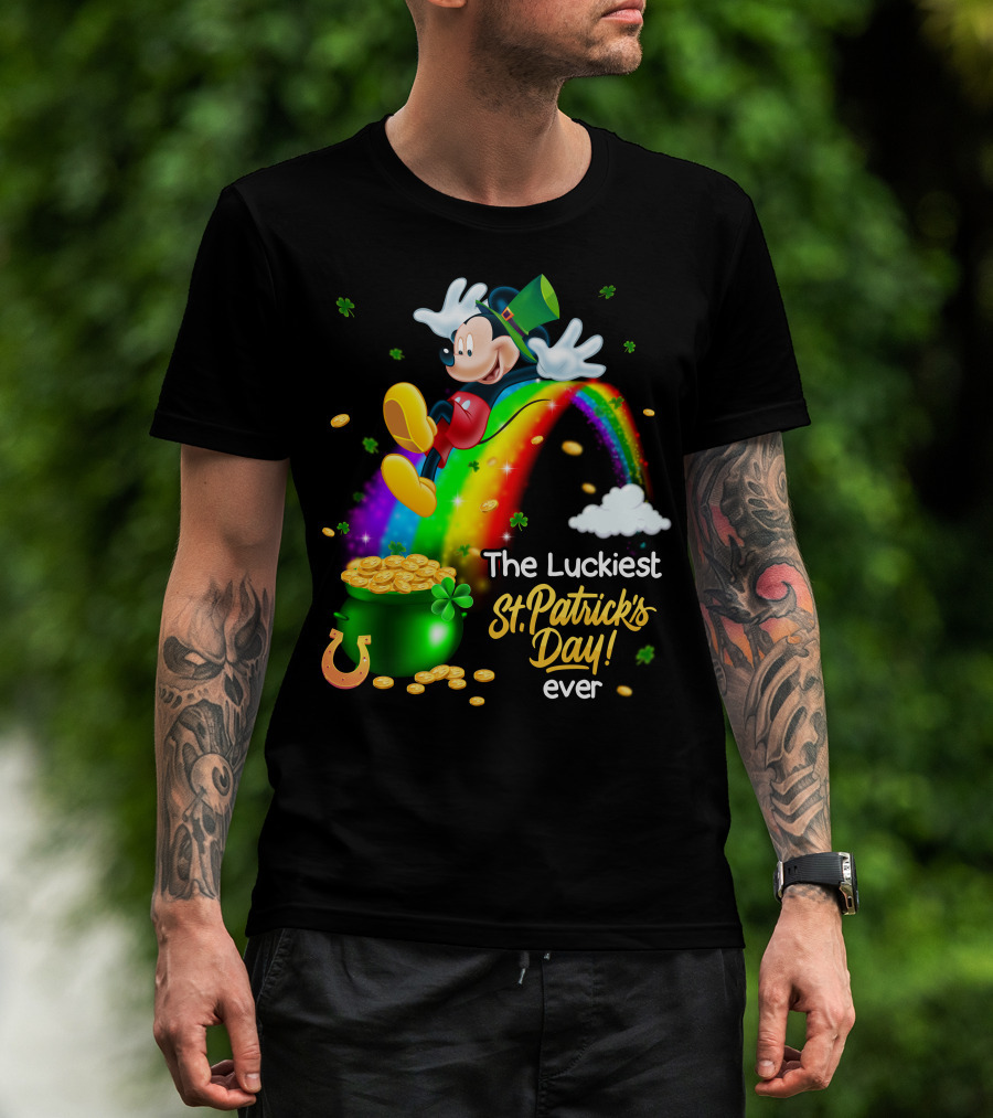 Mickey The Luckiest St. Patrick's Day Ever T-Shirt