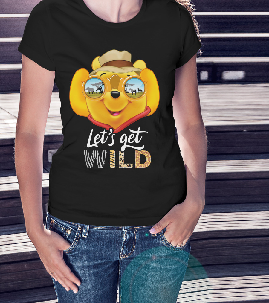 Let's Get Wild Pooh Safari Adventure T-Shirt