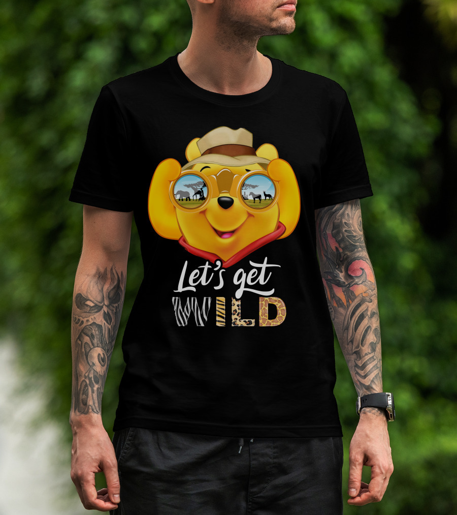 Let's Get Wild Pooh Safari Adventure T-Shirt
