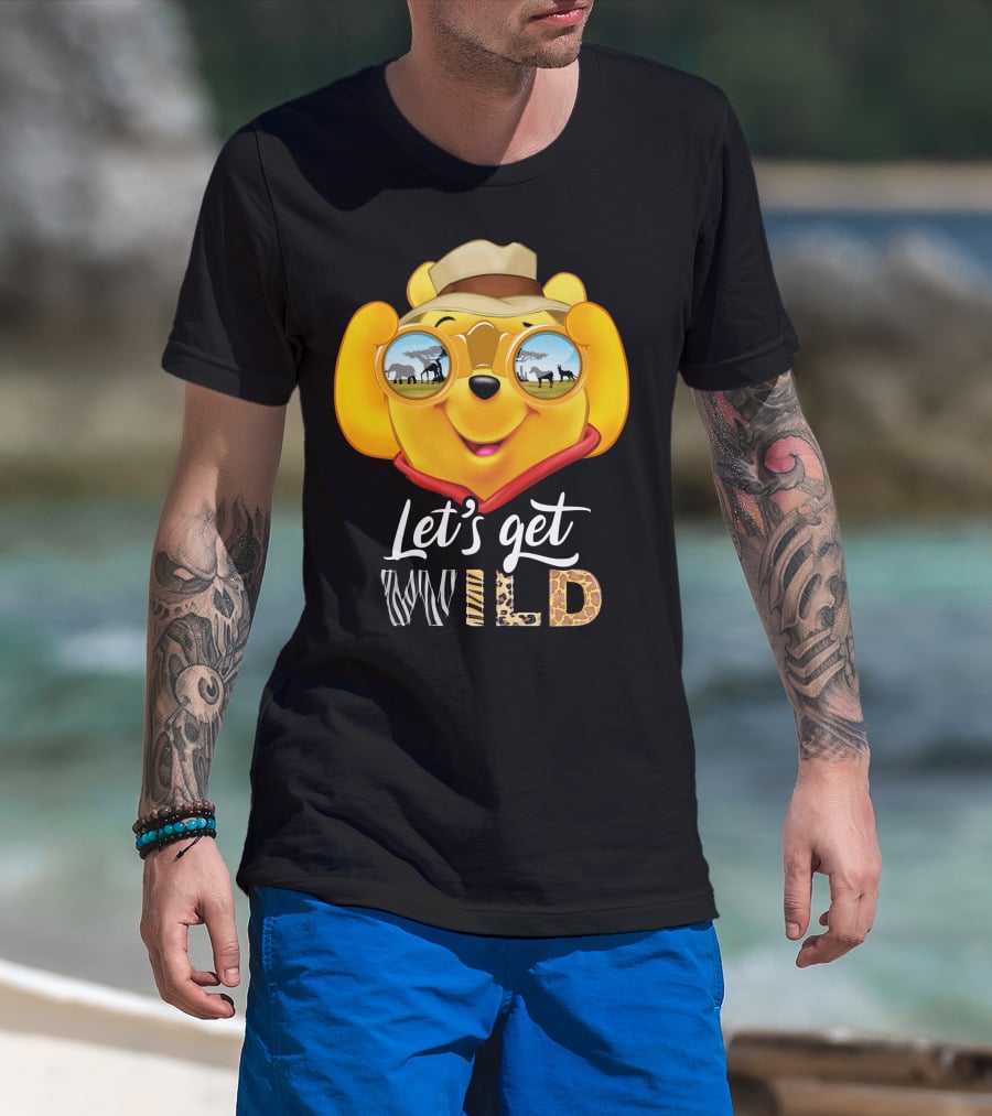 Let's Get Wild Pooh Safari Adventure T-Shirt