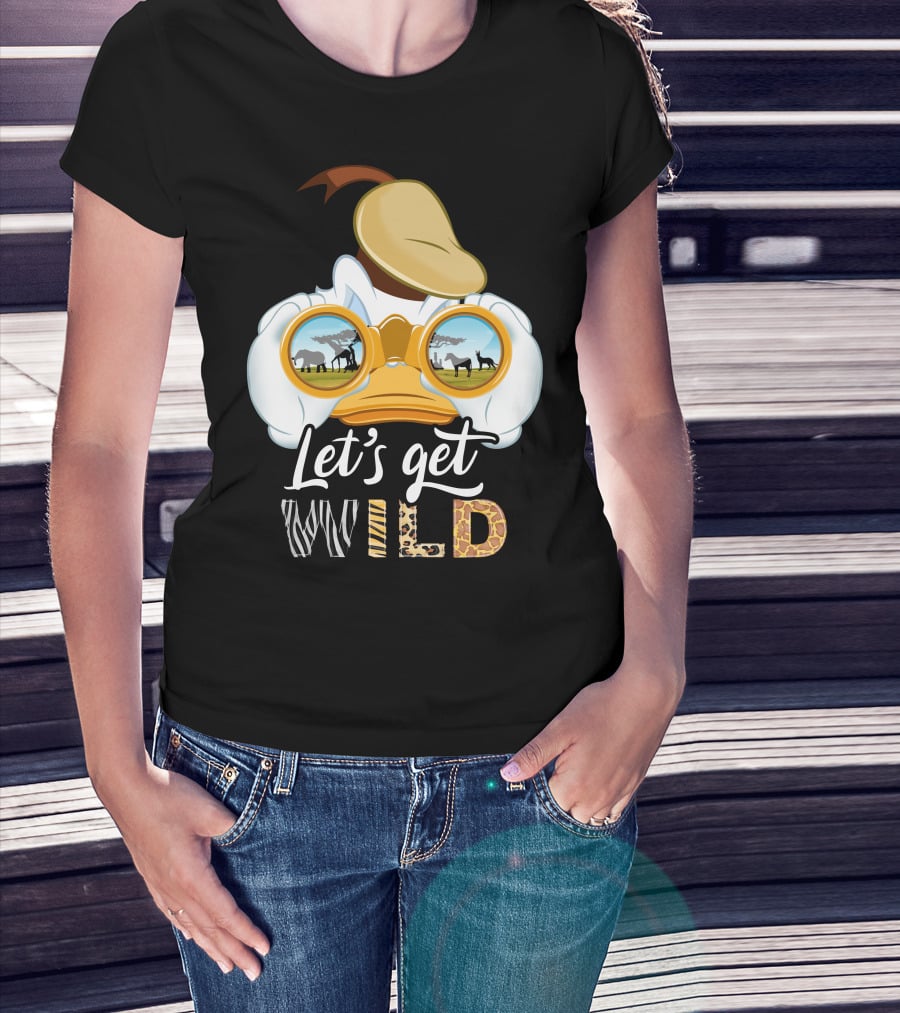 Let's Get Wild Donald Duck Safari Adventure T-Shirt