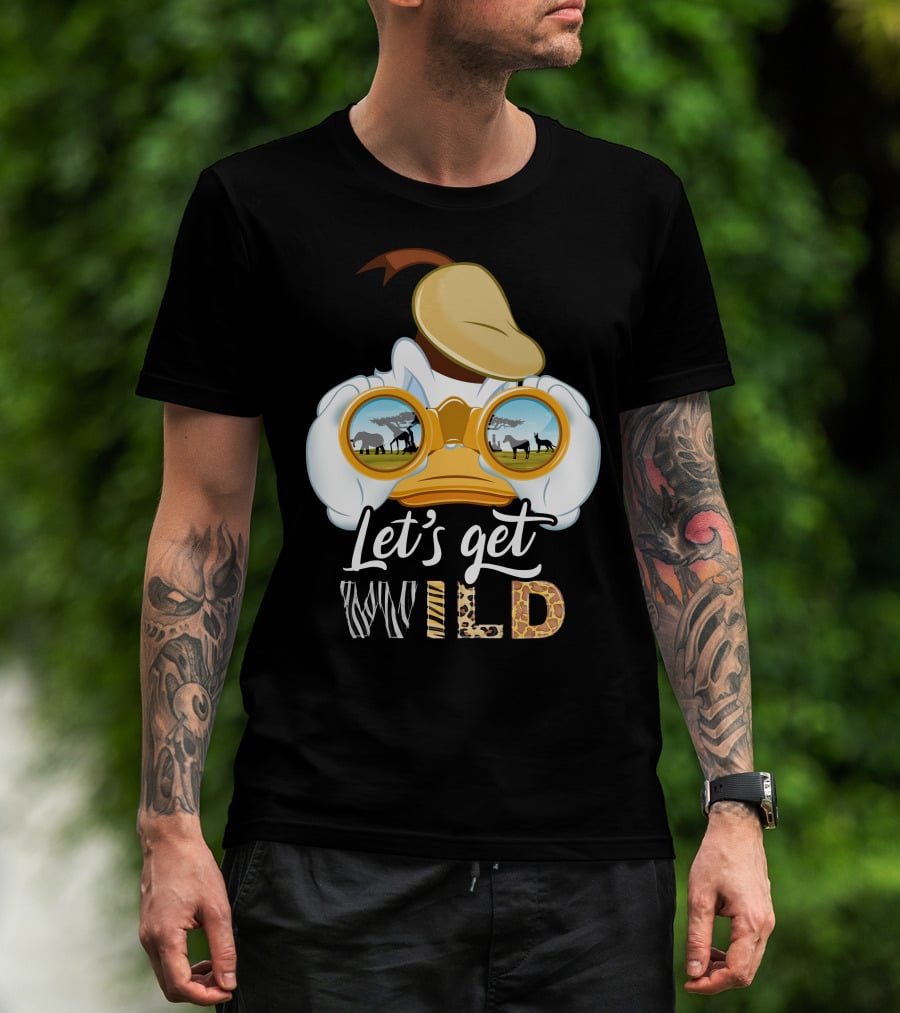 Let's Get Wild Donald Duck Safari Adventure T-Shirt