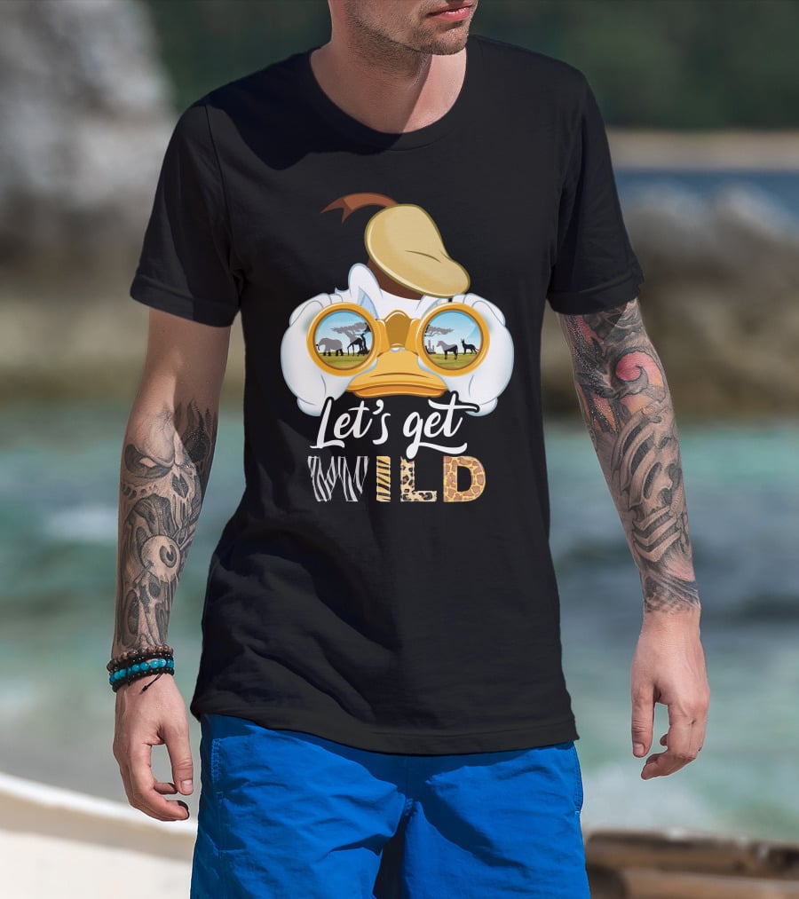 Let's Get Wild Donald Duck Safari Adventure T-Shirt