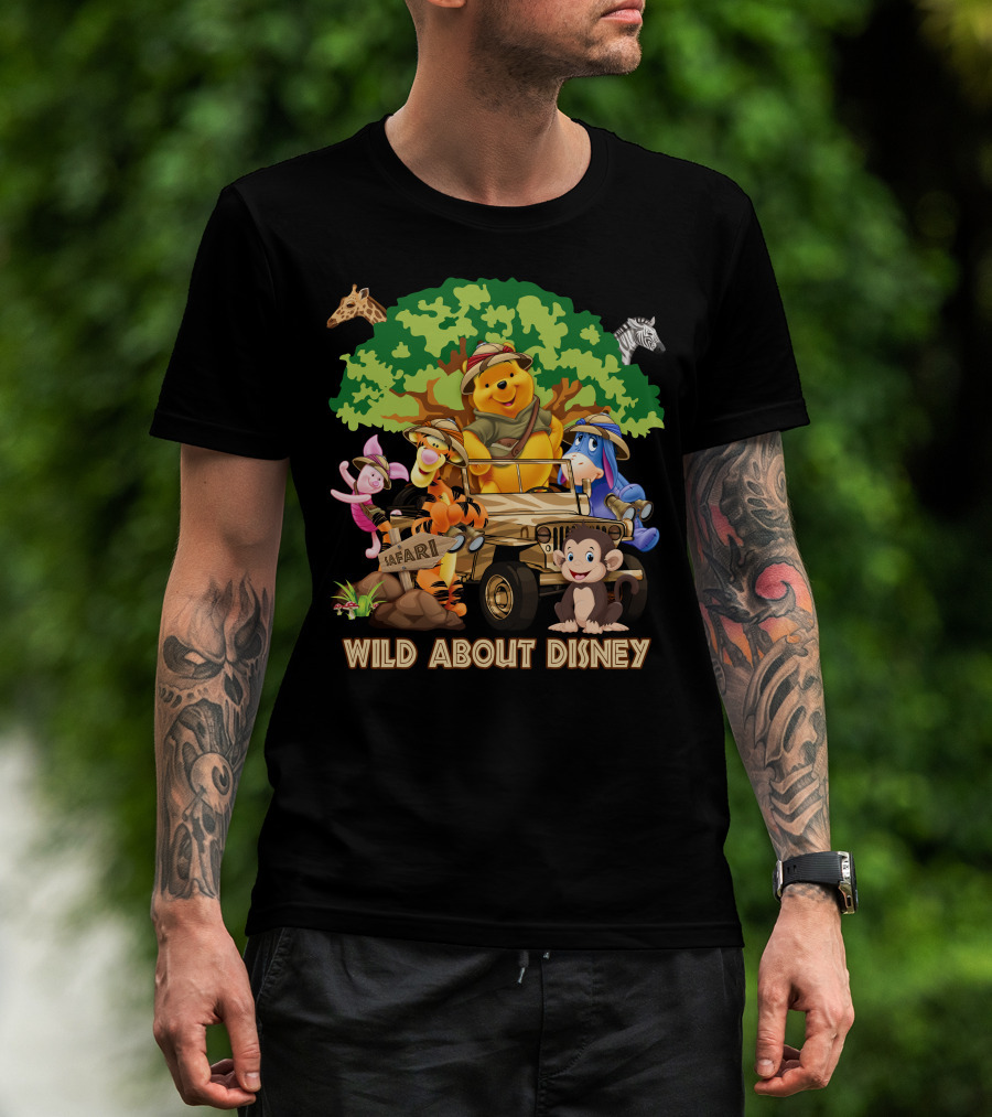 Winnie The Pooh Safari Adventure Wild About Disney T-Shirt