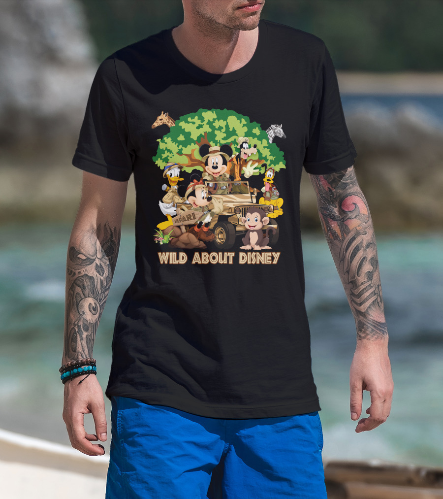 Wild About Disney Safari Mickey And Friends T-Shirt
