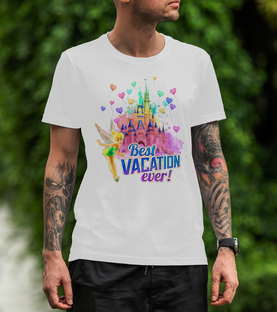 Tinkerbell Best Vacation Ever T-Shirt