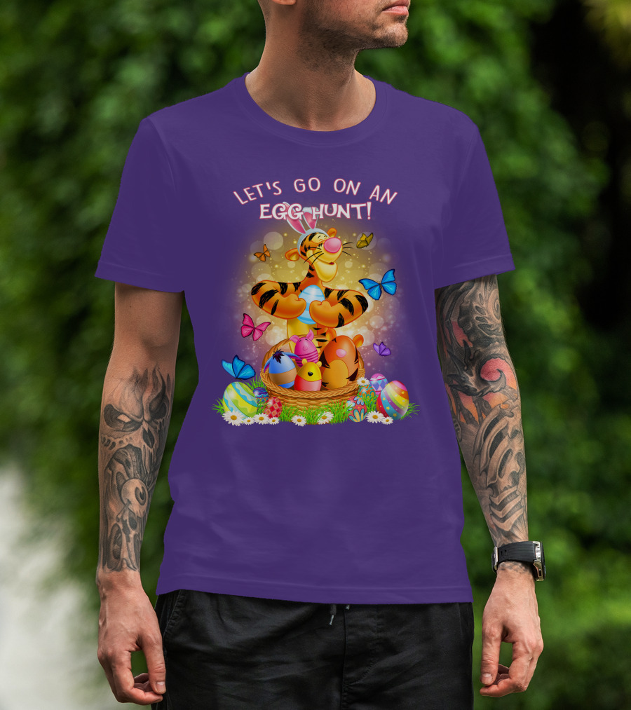 Let's Go On An Egg Hunt Tigger T-Shirt