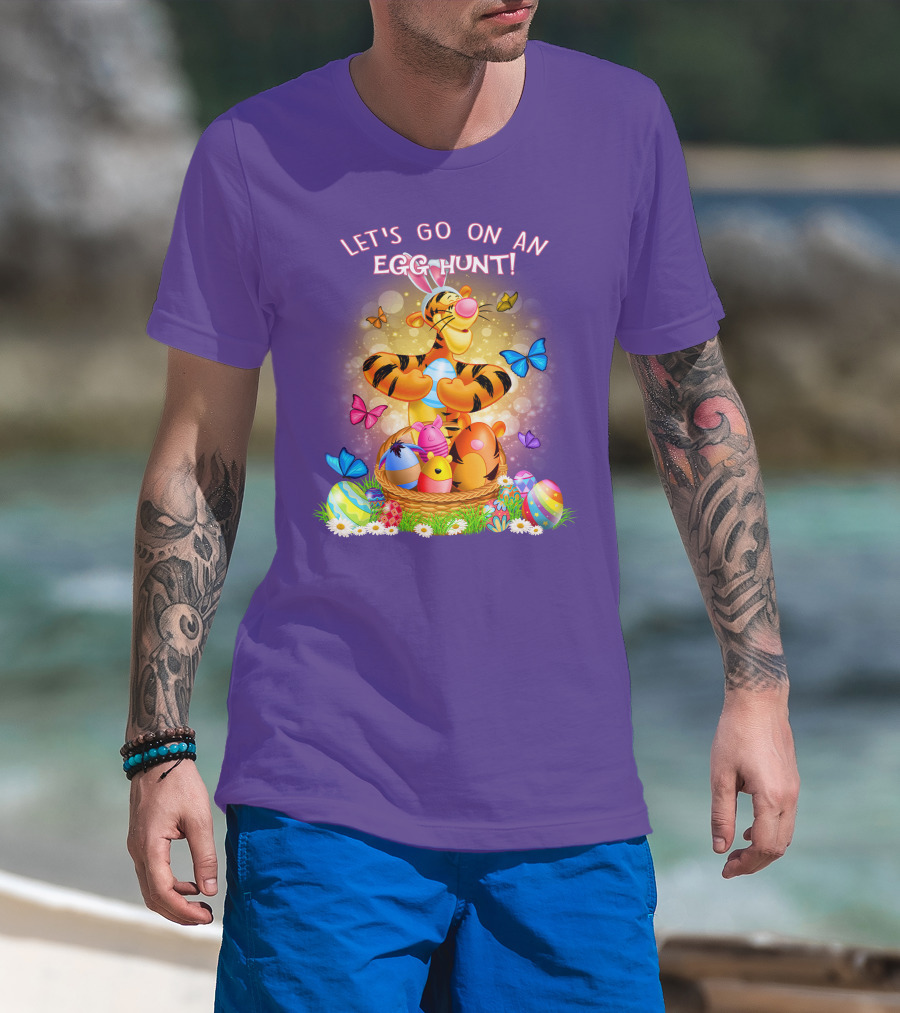 Let's Go On An Egg Hunt Tigger T-Shirt