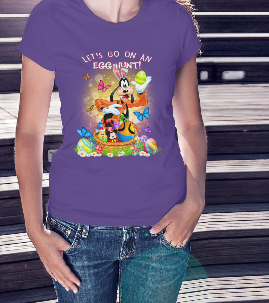 Goofy Let's Go On An Egg Hunt! T-Shirt
