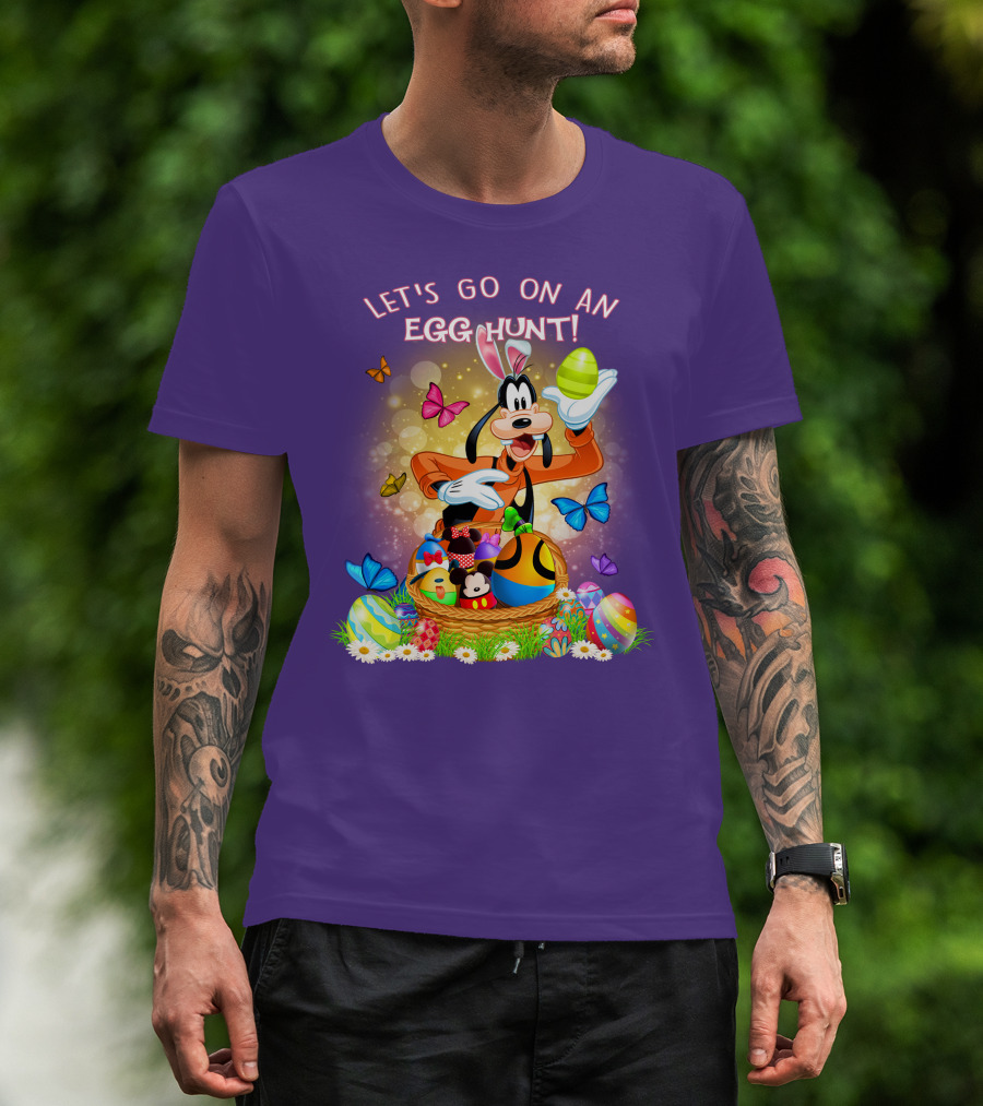 Goofy Let's Go On An Egg Hunt! T-Shirt