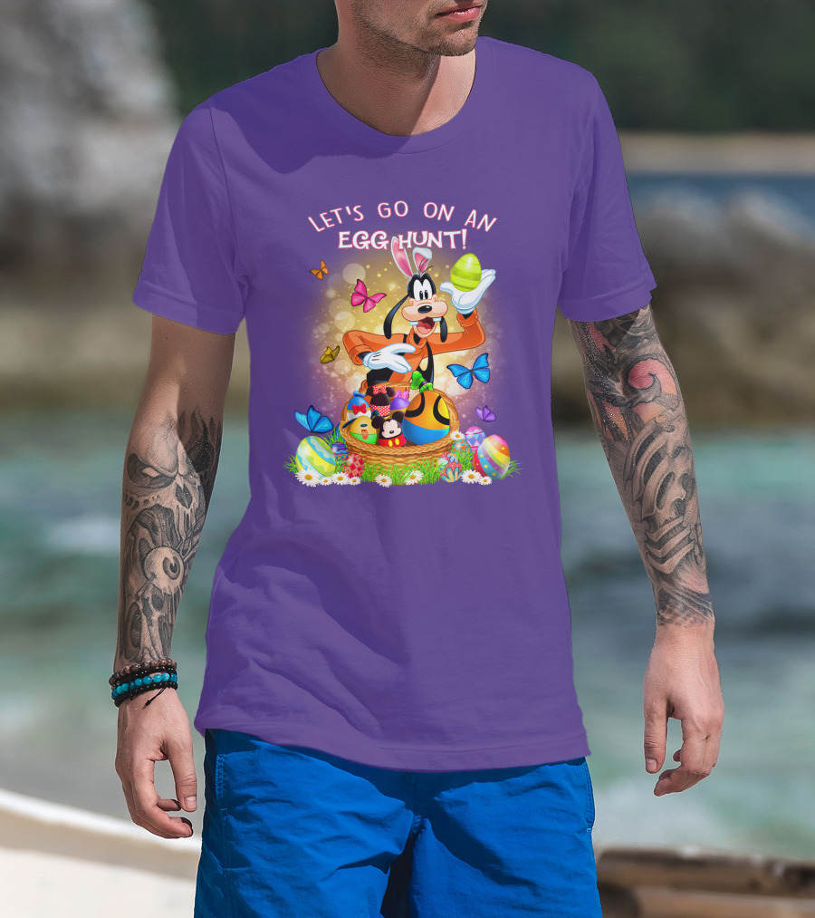 Goofy Let's Go On An Egg Hunt! T-Shirt