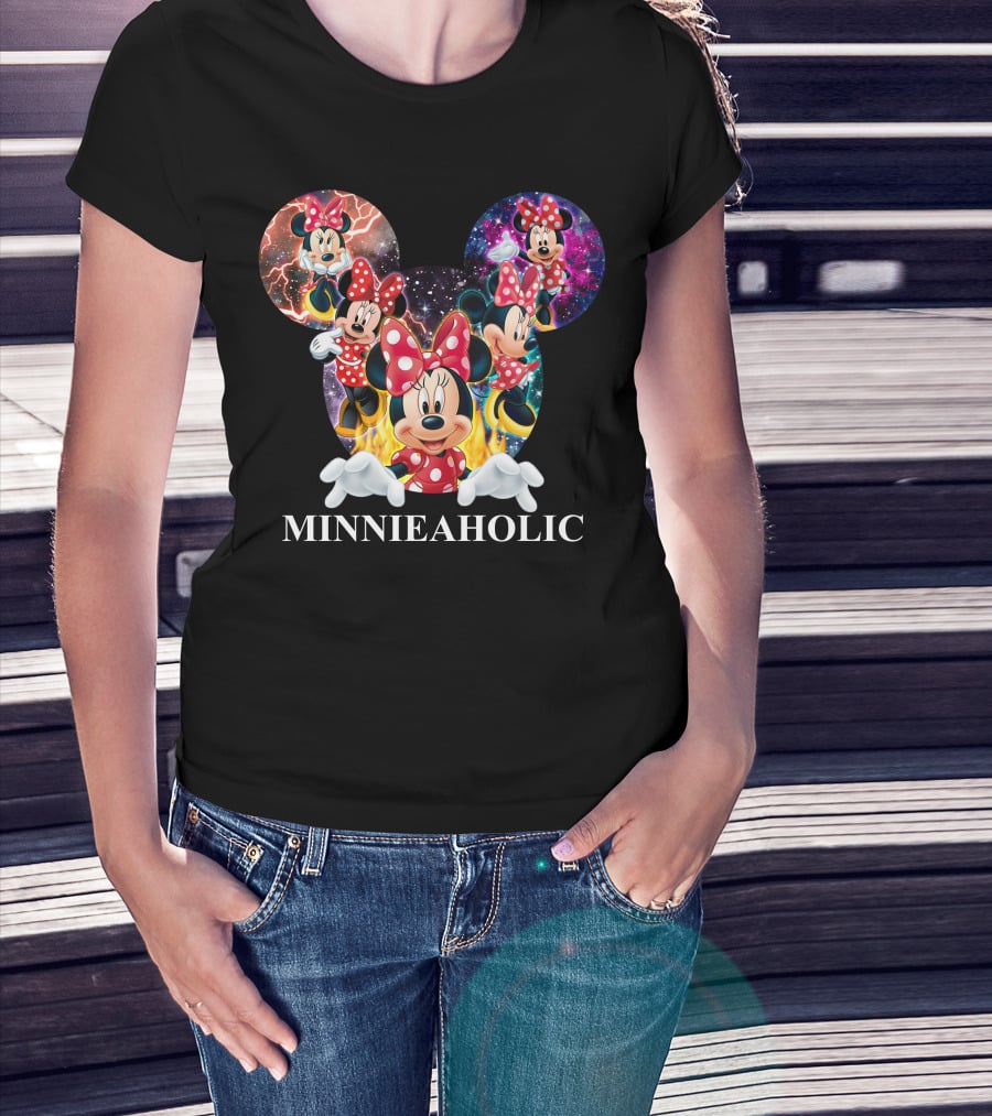 Minnieaholic Minnie Mouse Iconic Universe Style T-Shirt