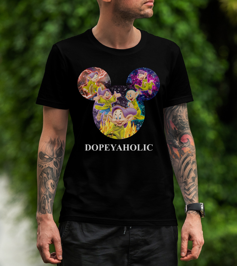 Dopeyaholic Mickey Mouse Ears Multiverse Dopey Wonderland T-Shirt