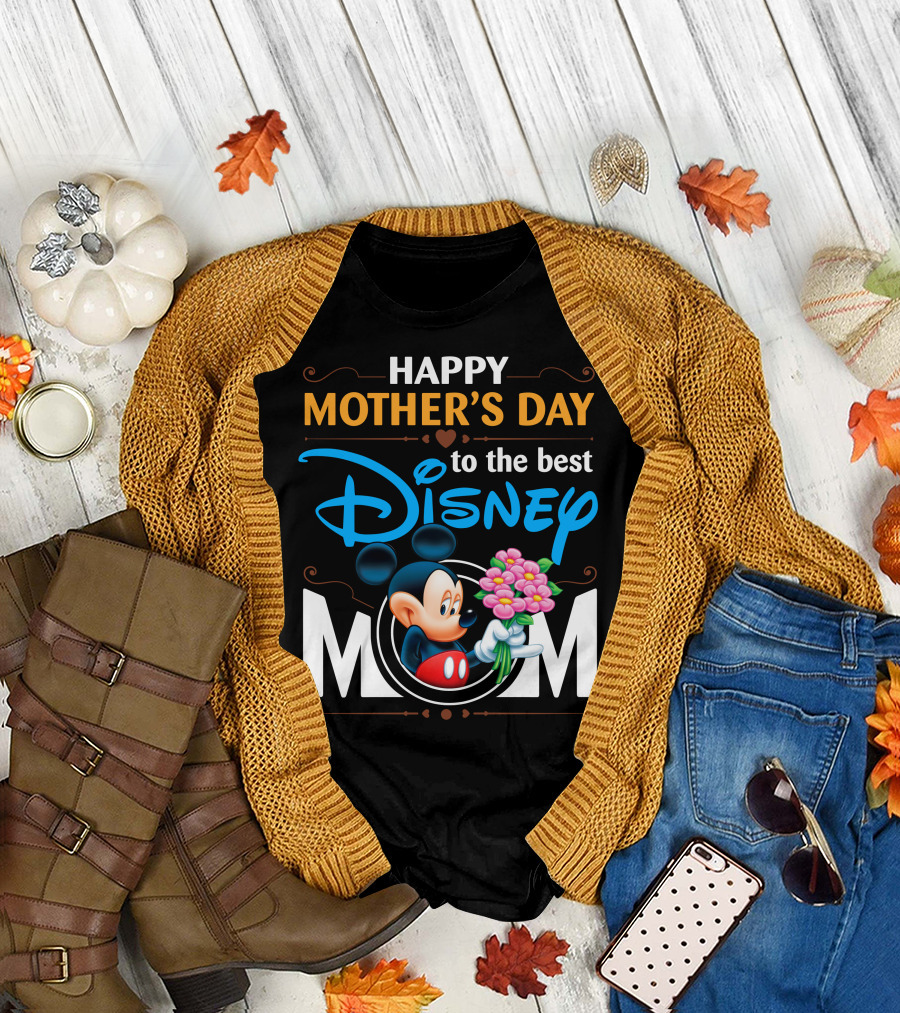 Happy Mother's Day To The Best Disney Mom Mickey T-Shirt