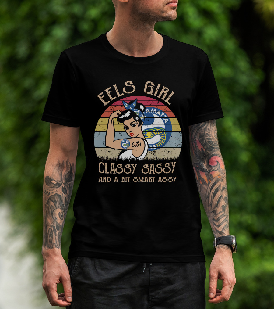 Parramatta Eels Girl Classy Sassy And A Bit Smart Assy T-Shirt
