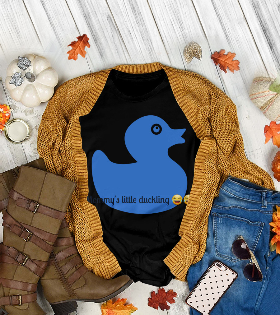 Mommy's Little Duckling Emoji Smileys T-Shirt
