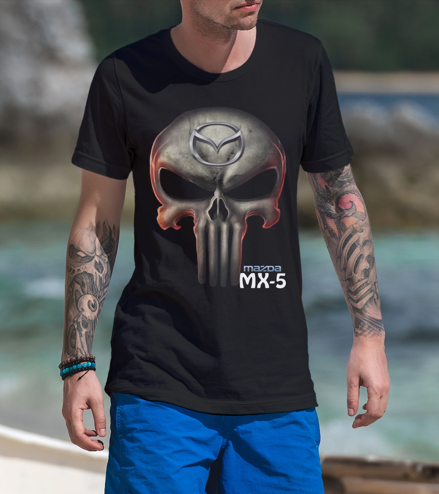 Mazda MX-5 Skull T-Shirt
