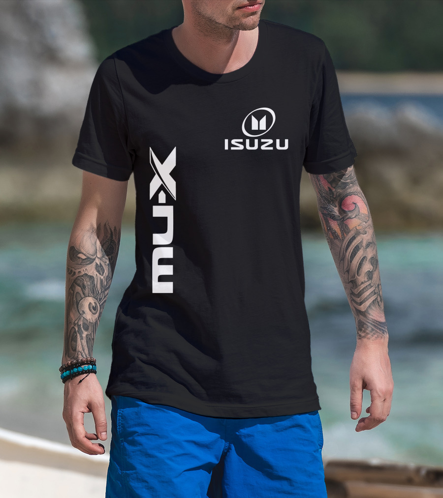 ISUZU MU-X Vertical Logo With Iconic T-Shirt