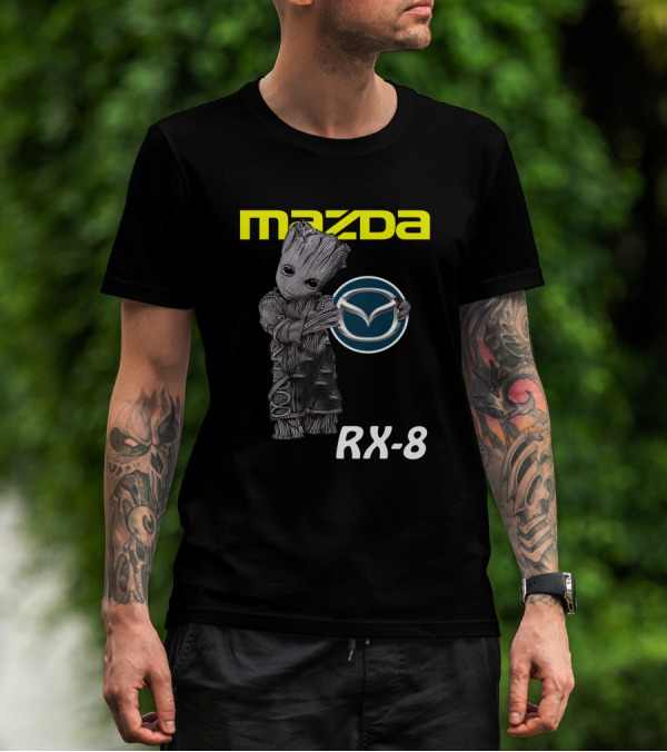 Mazda RX-8 Cute Tree Character Embrace T-Shirt