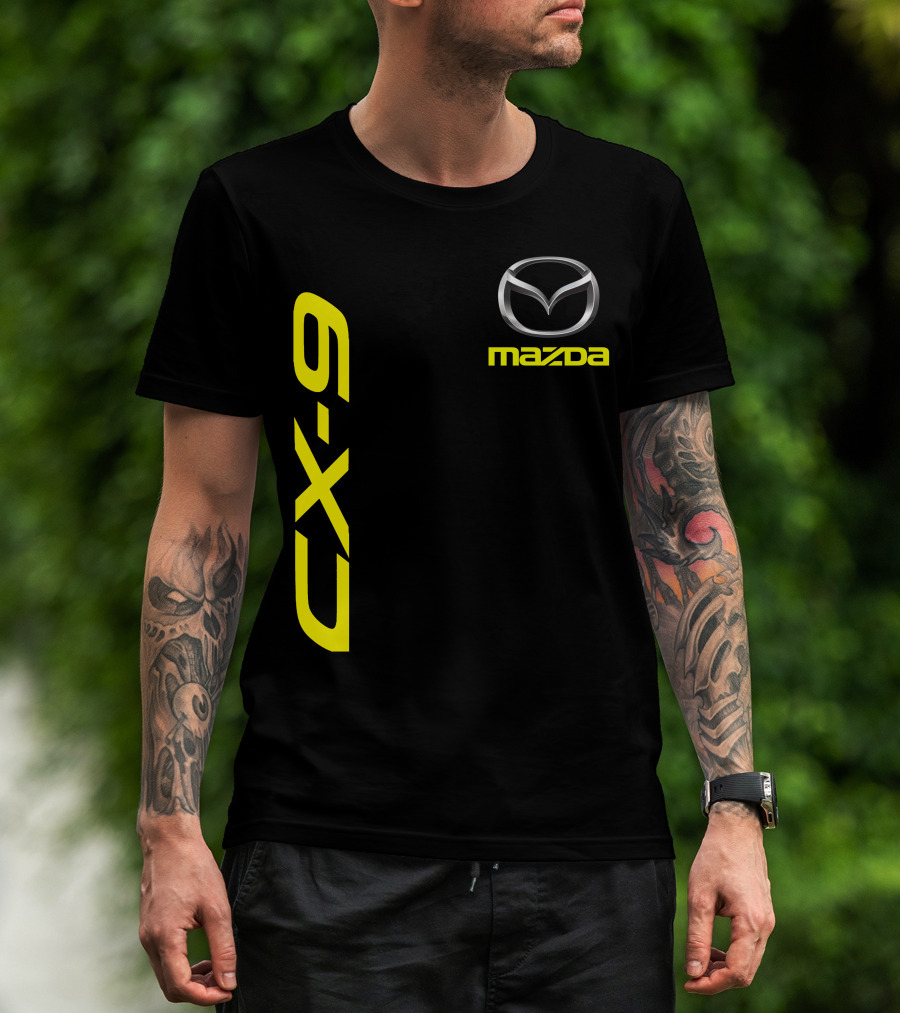 Mazda CX-9 Logo Design In T-Shirt
