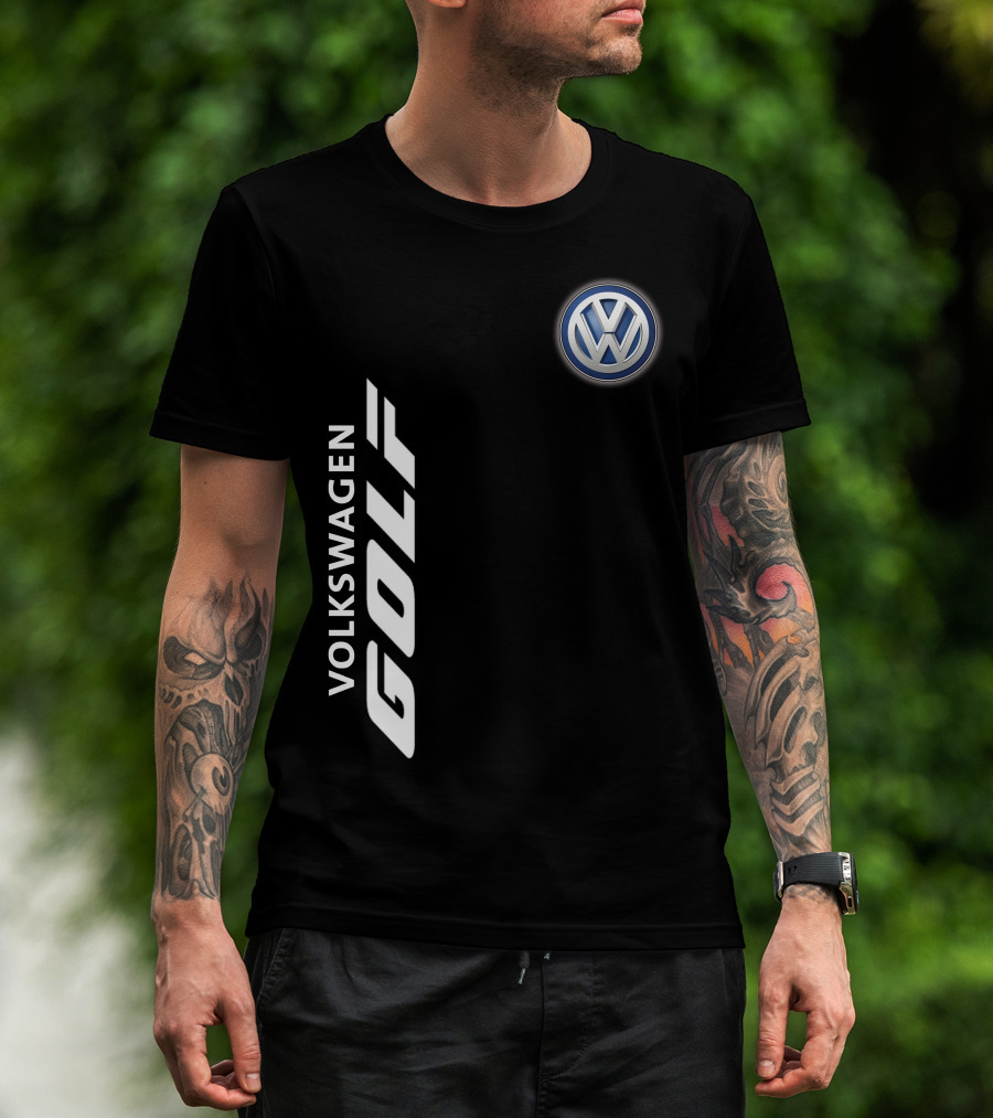 Volkswagen Golf Classic Logo Automotive T-Shirt