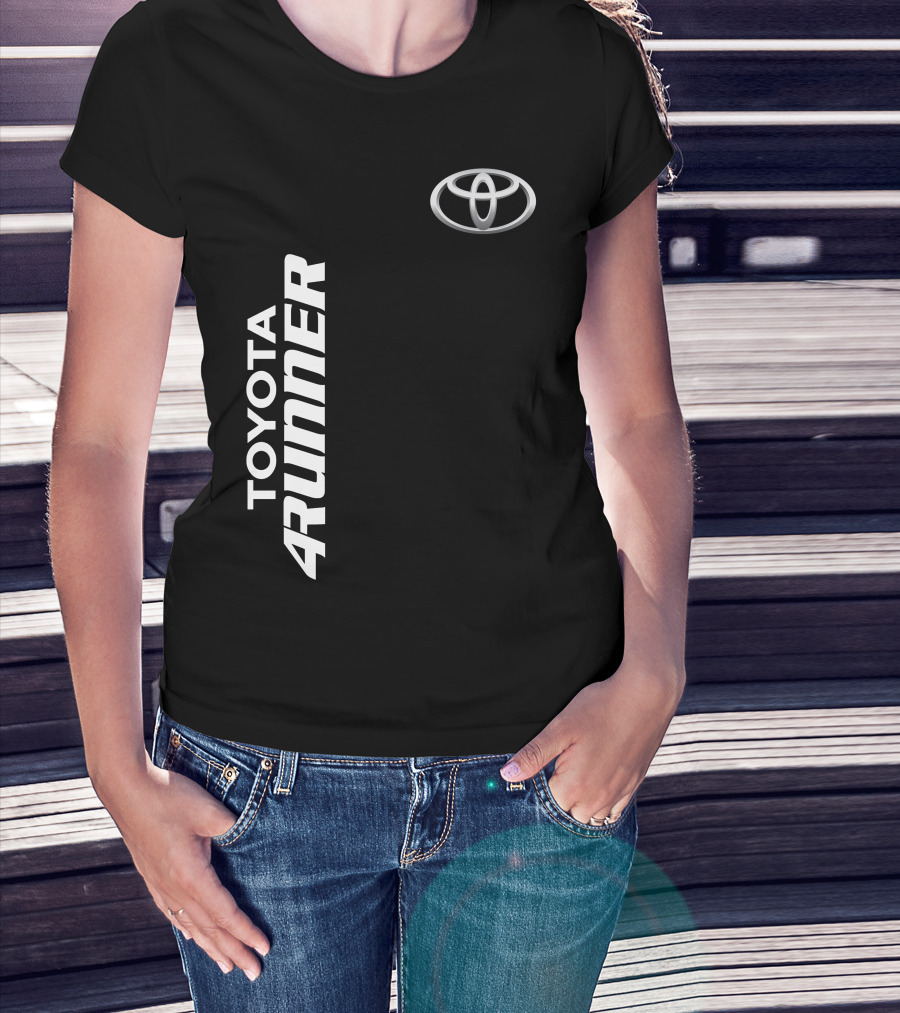 TOYOTA 4RUNNER Vertical Text With Toyota T-Shirt