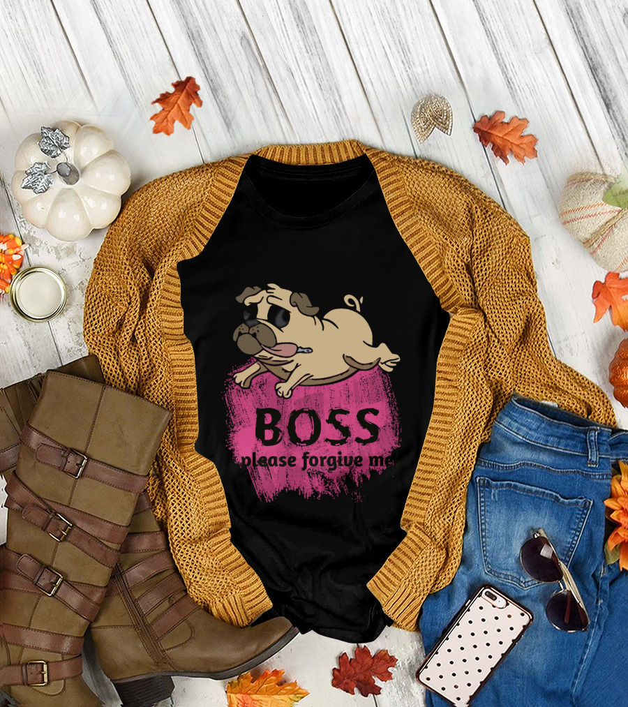 Boss Please Forgive Me Dog and Owner Relation T-Shirt