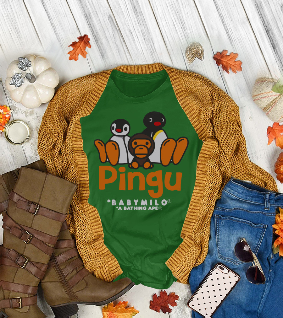 Pingu Baby Milo A Bathing Ape Collaboration T-Shirt