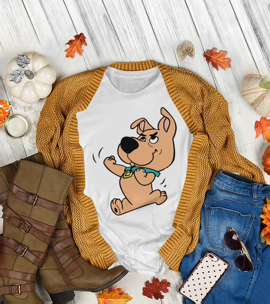 Scrappy Doo Cartoon Character from Scooby-Doo Series T-Shirt