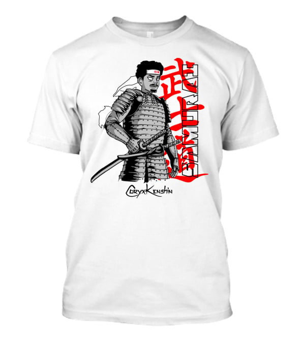 Samurai CoryxKenshin Illustration Kanji T-Shirt