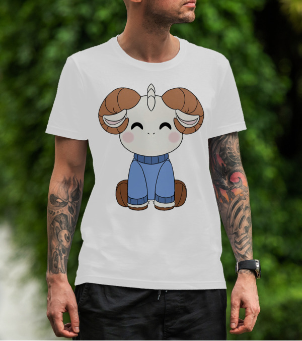 Jschlatt Ram Hoodie Min Plush Cartoon T-Shirt