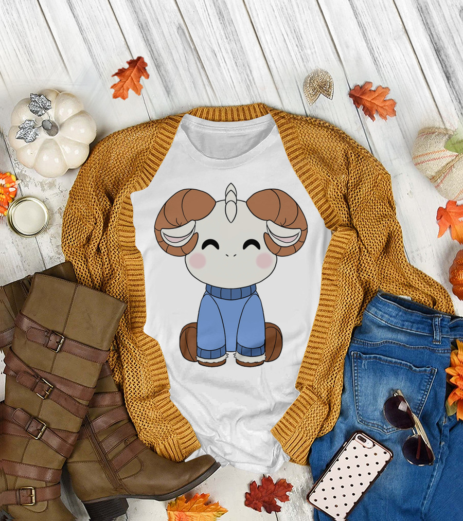 jschlatt Ram Hoodie Min Plush Cartoon T-Shirt