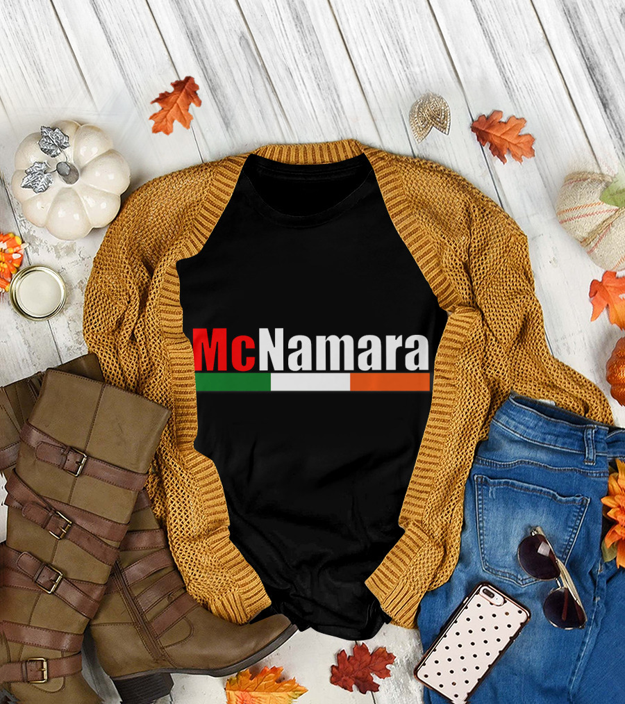 McNamara Ireland Tricolor Motif T-Shirt
