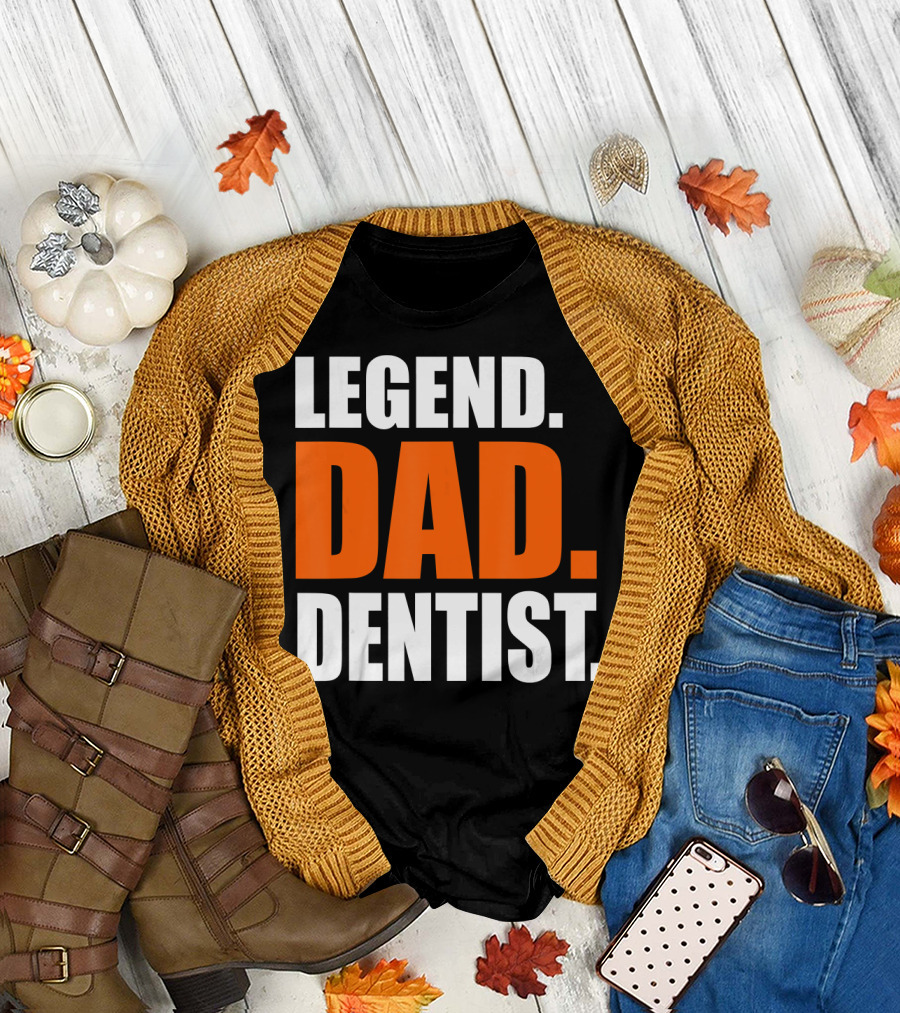Legend Dad Dentist Father Mens Storecastle T-Shirt