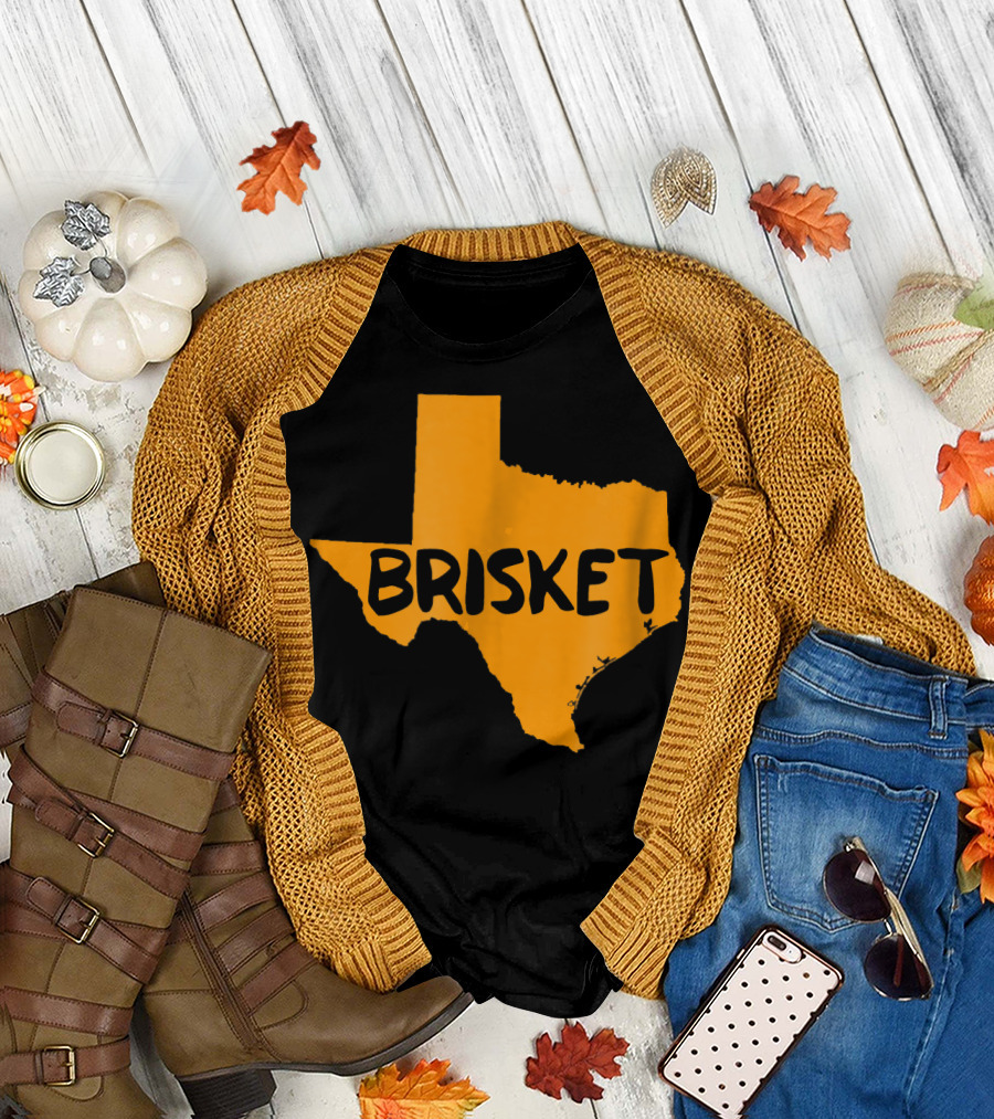 Texas Brisket BBQ Smoking Meat Grilling Food Lover T-Shirt