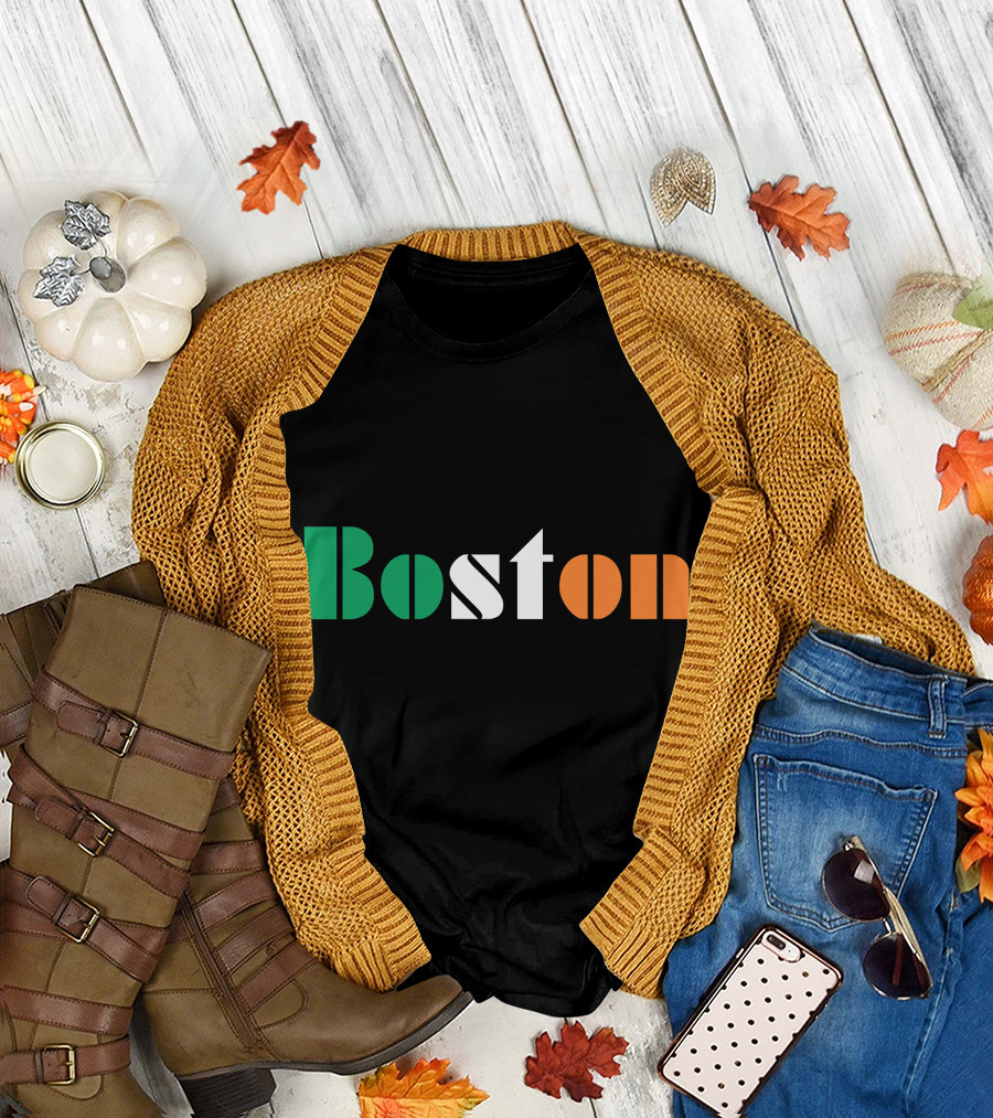 Boston Irish Tricolor T-Shirt