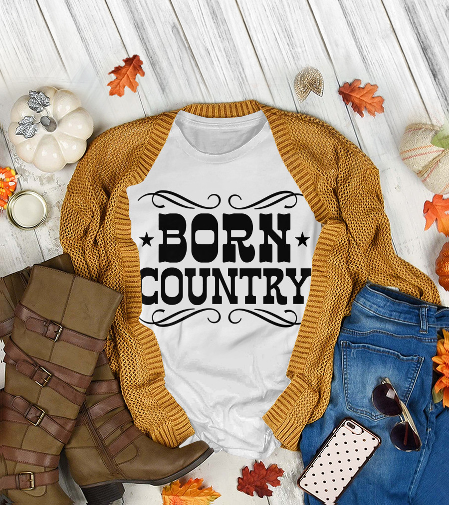 Born Country Music Western Cowboy Cowgirl Prince T-Shirt
