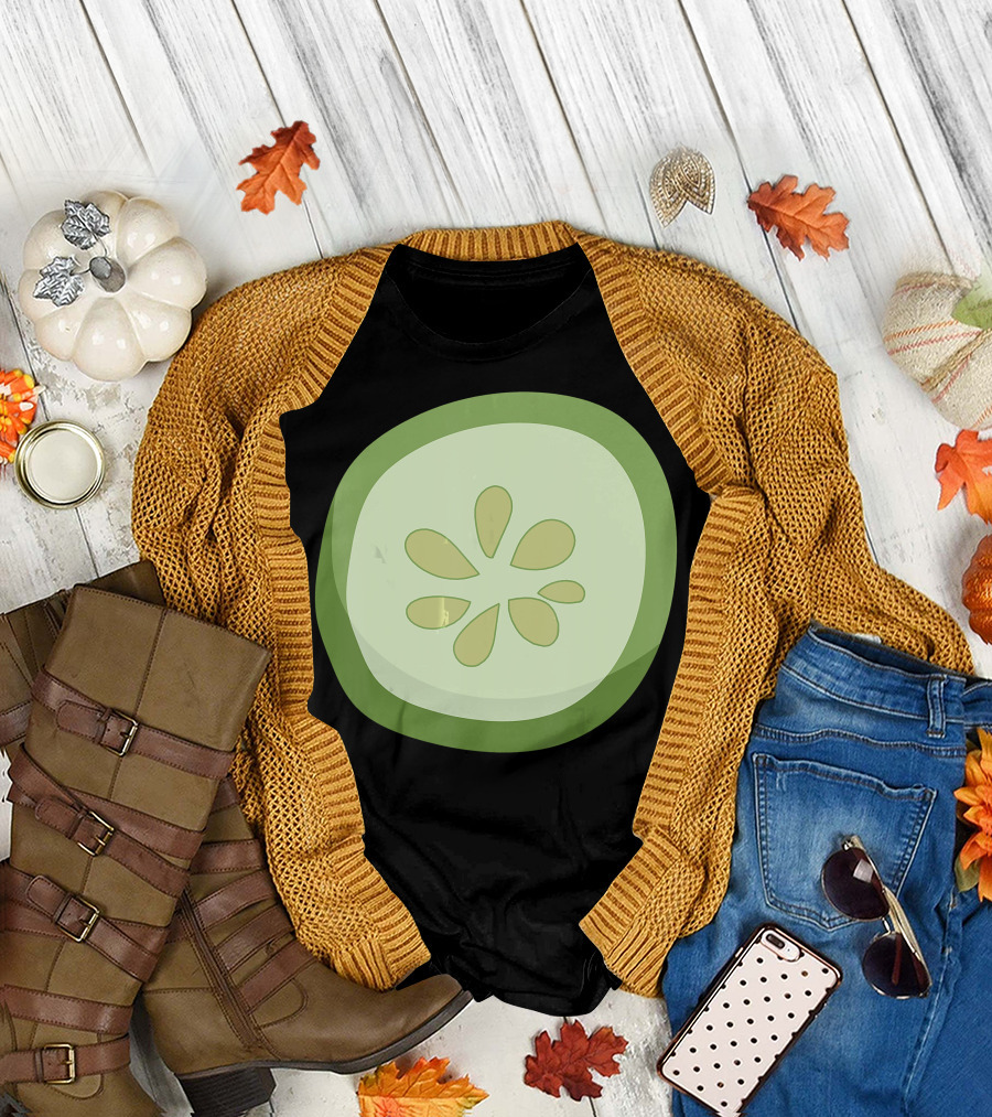 Cucumber Cool Halloween Group Couple Costume T-Shirt